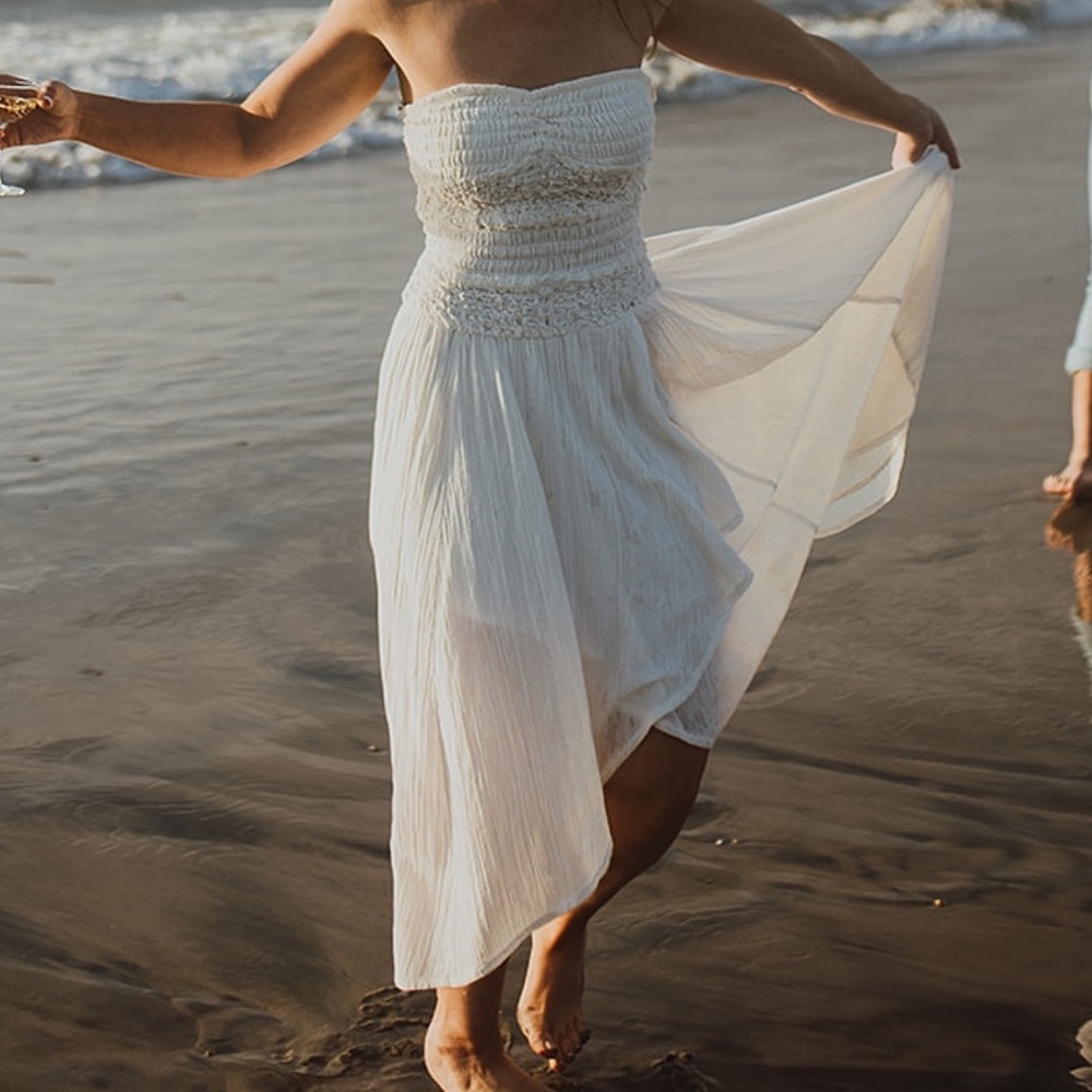 Free People Cream Dress - XS